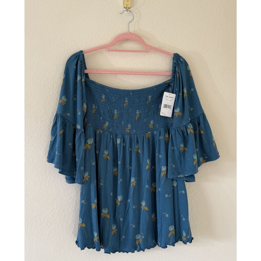 Free People Brand New Women's Lana Off The Shoulder Mermaid Combo Top Size Small - Picture 2 of 9